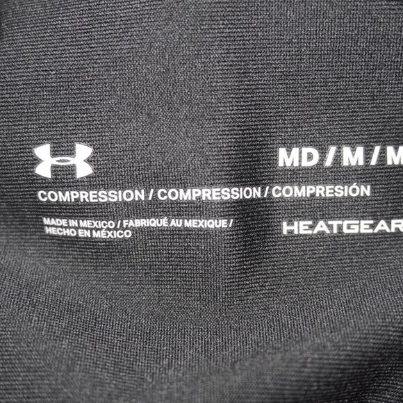 Under Armour Womens Black And Peach Compression Edgelit Ankle Crop Size Medium - Picture 8 of 8
